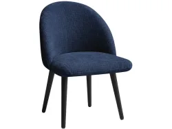 BOBOCHIC Stuhl LALIE Stoff dunkelblau