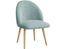 BOBOCHIC Stuhl LALIE Stoff hellblau