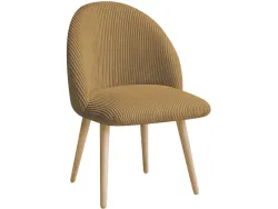 BOBOCHIC Stuhl LALIE Stoff gelb