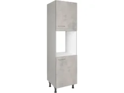 MODUSET Küchenmöbel RIVA 60x58x217cm beton grau