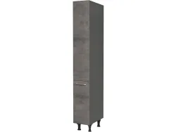 MODUSET Küchenmöbel RIVA 30x58x217cm beton schiefergrau