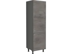 MODUSET Küchenmöbel RIVA 60x58x217cm beton schiefergrau