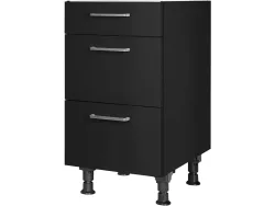 MODUSET Küchenmöbel TOUCH 45x58x87cm schwarz