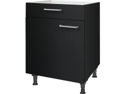 MODUSET Küchenmöbel TOUCH 60x58x87cm schwarz