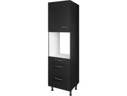 MODUSET Küchenmöbel TOUCH 60x58x217cm schwarz