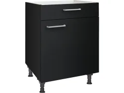 MODUSET Küchenmöbel TOUCH 60x58x87cm schwarz