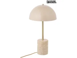 HOUSE NORDIC Tischlampe SHEFFIELD 30.5cm 40W beige
