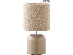HOUSE NORDIC Tischlampe MORLEY 47cm 25W grau schattiert