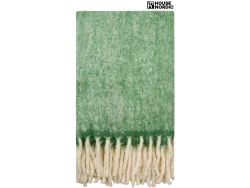 HOUSE NORDIC Decke CAMEL 130x170cm grün bedruckt
