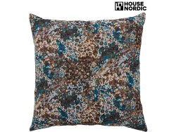 HOUSE NORDIC Kissen BLOSSOM 45x45cm blau unifarben