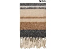 HOUSE NORDIC Decke CAMEL 130x170cm rotbraun bedruckt