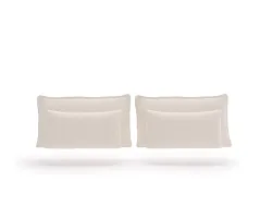 Set 4 Kissen MARGOT 30x10cm elfenbein unifarben