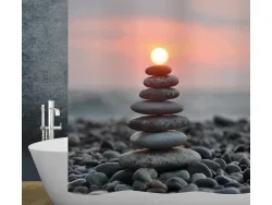 DIAQUA Duschvorhang BASIC weiss