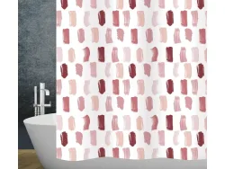DIAQUA Duschvorhang PAINT weiss