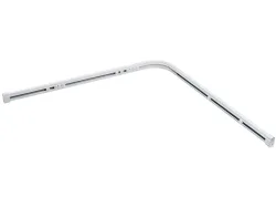 Diaqua - Duschvorhangschiene Special weiss, Winkel, One Size