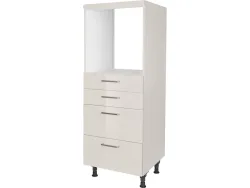 MODUSET Küchenmöbel FLASH 60x58x166cm seidengrau