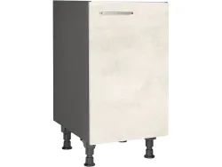 MODUSET Küchenmöbel RIVA 45x58x87cm weissbeton
