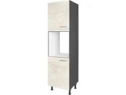 MODUSET Küchenmöbel RIVA 60x58x217cm weissbeton