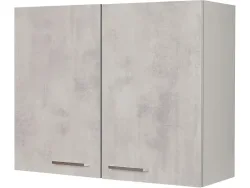 MODUSET Küchenmöbel RIVA 90x37x72cm beton grau
