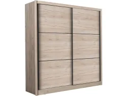 Schwebetürenschrank NAVARA eiche 2 Türen