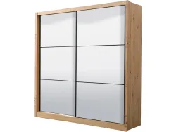 Schwebetürenschrank NAVARA artisan eiche 2 Türen