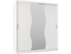 Schwebetürenschrank MILTON weiss 2 Türen