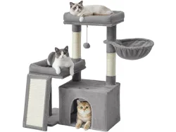 Katzenbaum FEANDREA Spanplatte grau