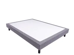 Polsterrahmen als Bausatz CELESTA CONFORT KIT II grau meliert 160x200cm Hart