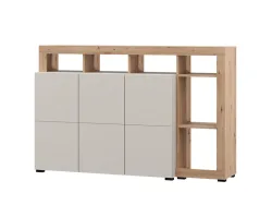 Sideboard ARGYLL 3 Türen 39.5x154x99.5cm kaschmir melamin