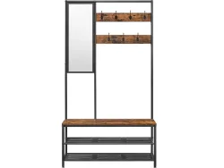 Garderobe SONGMICS HOLD 98x35x180cm vintage braun