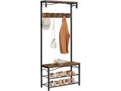 Garderobe SONGMICS HOLD 80x32x178.5cm vintage braun