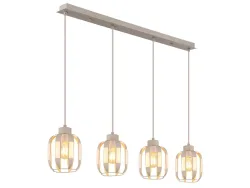 Hängelampe ARLEN 100x120cm 60W weiss