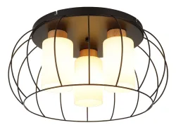 Deckenlampe ROWENA 50cm 60W schwarz