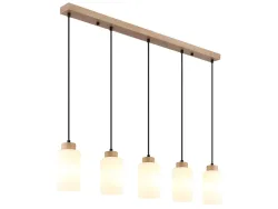 Hängelampe ROWENA 100x120cm 60W braun