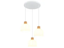 Hängelampe SWANSON 51x130cm 40W weiss