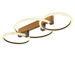 Deckenlampe FLETCHER 38cm 40W braun