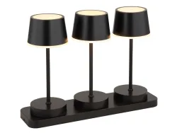 GLOBO Tischlampe DAWSON variable Intensität 20cm schwarz