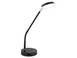 GLOBO Bürolampe SILVIO variable Intensität 53.5cm 6W schwarz