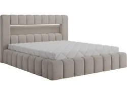 Bett ELTAP LAMICA 180x200cm boucle-stoff beige