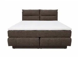 Boxspringbett KADI dunkelbraun 140x200cm flexibel