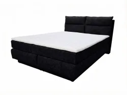 Boxspringbett KADI black 140x200cm flexibel