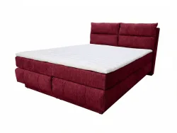 Boxspringbett KADI bordeau 180x200cm flexibel