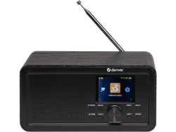 Denver DIR-200 Internet Tischradio DAB+, FM, Internet Internetradio, UKW, Bluetooth®, DAB+, WLAN Weckfunktion Schwarz