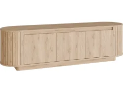 TV-Möbel CHIKUMA 211.4cm wilde eiche