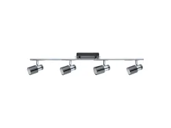 Eglo Spot Davida 1 Schwarz Stahl 7 cm - Farbe: Nickel/schwarz - Spot