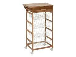 5 FIVE SIMPLY SMART Servierwagen ACACIA 33.5 cm x 50 cm x 89 cm