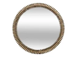 Spiegel rund ATMOSPHERA BARREL 90x90cm goldfarben