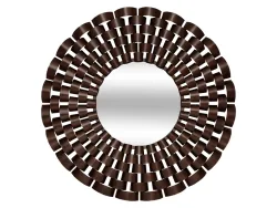 Spiegel rund ATMOSPHERA YOURI 90x90cm dunkelbraun