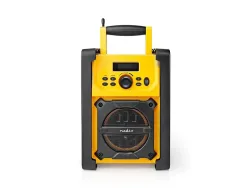 Baustellenradio, FM, Batterie-und Netzstromversorgung, 15 W