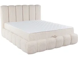 Kastenbett ANAÏS 160x200cm stoff cremefarben